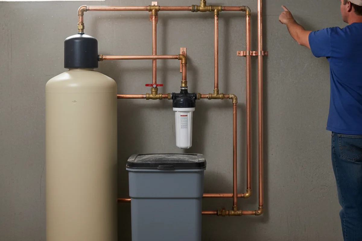 Whole-house water treatment system installed in Mills River
